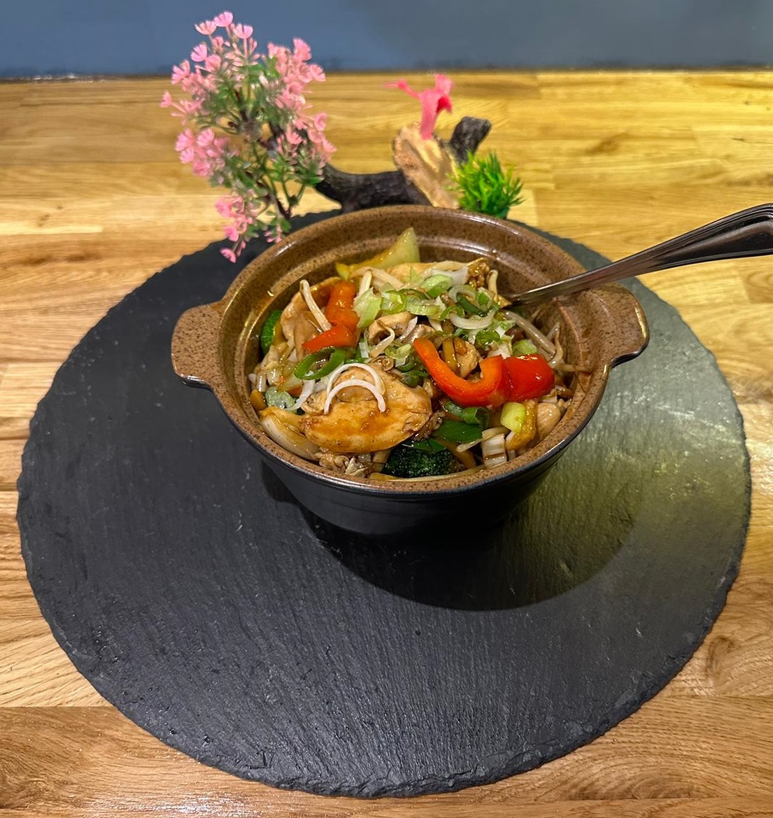 Hühnerfleisch Chopsuey (mild)